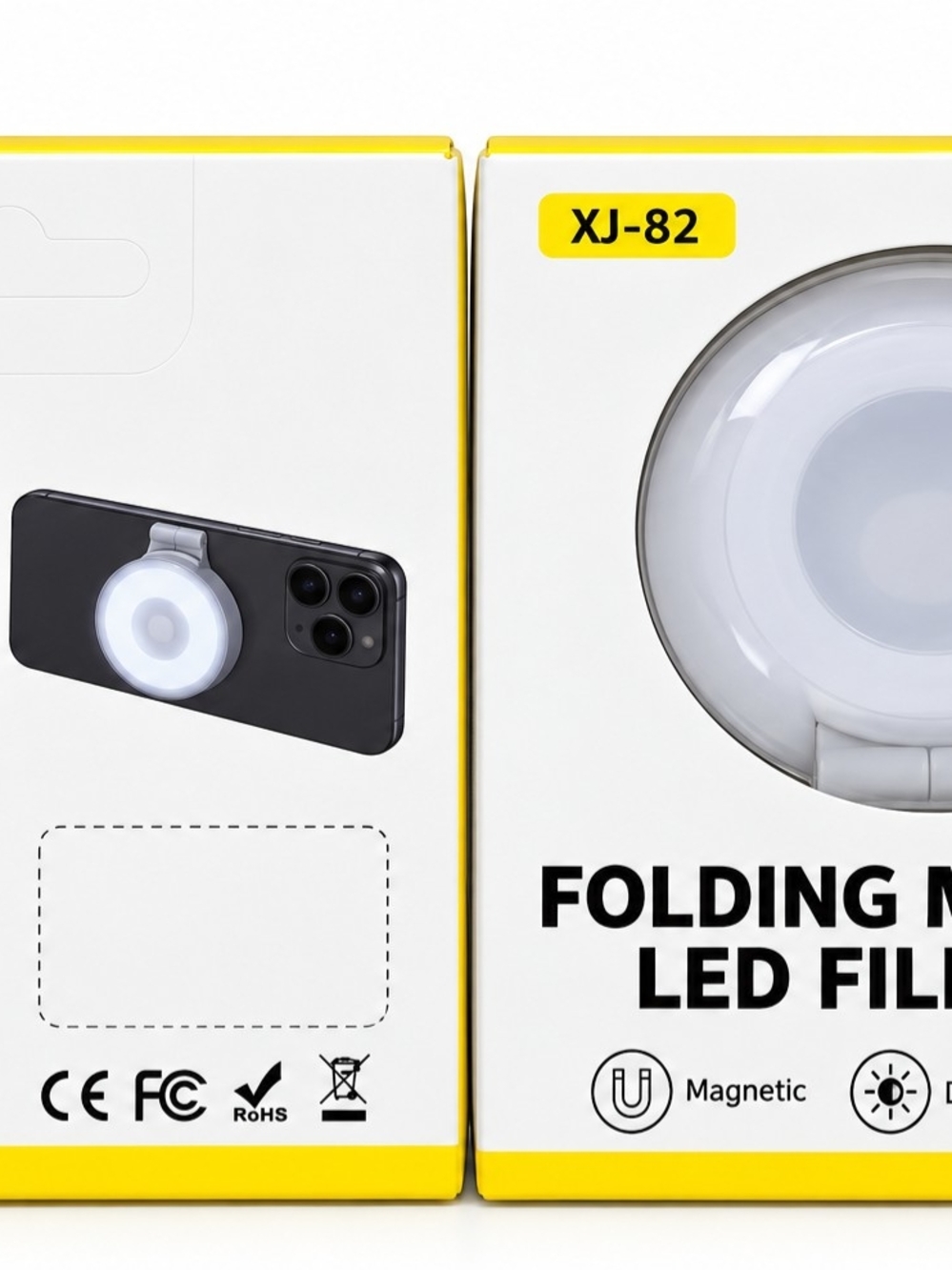 Folding Mini LED Fill Light - White